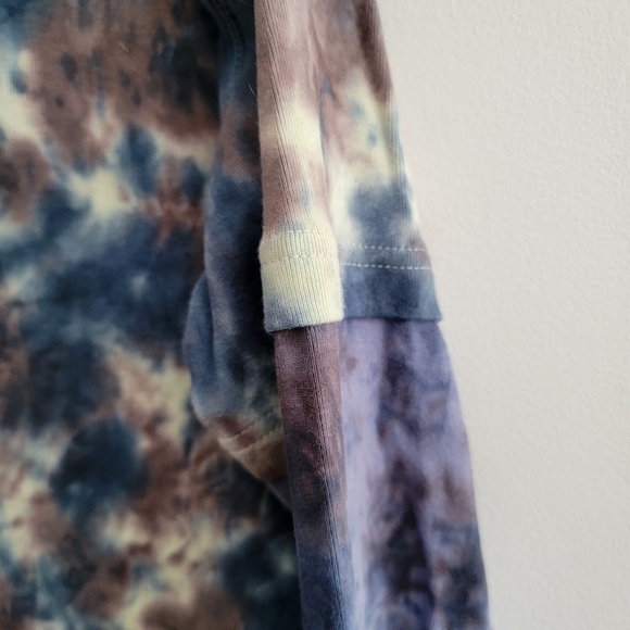 Gramicci Tie Dye Long Sleeve Boho Hippie Festival Tee Shirt XL fits like M - Picture 4 of 5